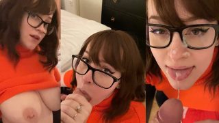 หนังxxxฝรั่งใหม่ Amadani เย็ดสาวแว่นน่ารักในชุดคอสเพลย์เวลม่า จับเปิดนมโชว์หัวนมชมพู ลูบหัวก้มมาดูดควยเสียว ใช้ปากบ๊วบดุ้นเสียว ลิ้นตวัดหัวควยเด็ดเล่นซะควยกระตุก ปล่อยน้ำแตกใส่หน้าไหลเยิ้มเข้าเต็มปาก